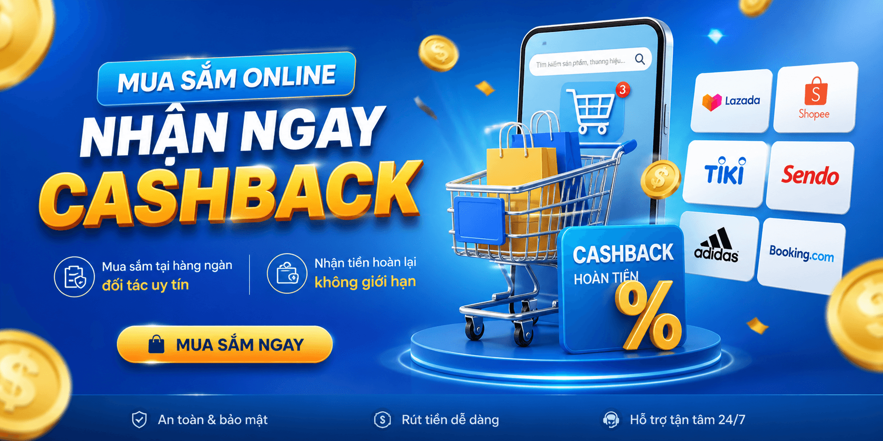 Affiliate Cashback banner desktop